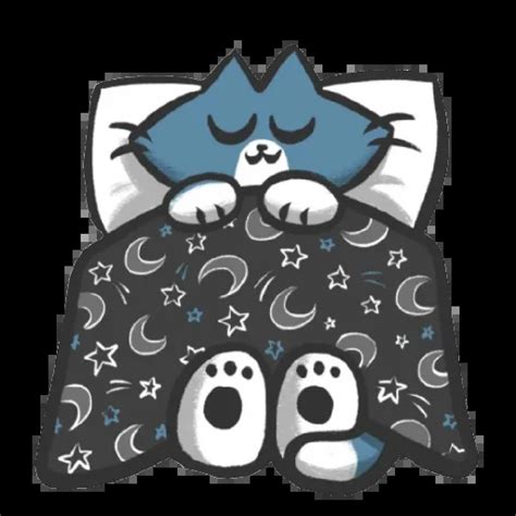Telegram Sticker 😴 From Bandit The Cat Pack