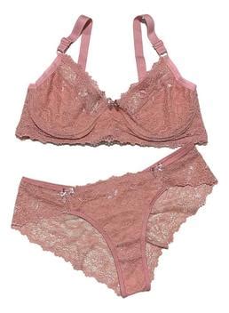 Conjunto De Lingerie Plus Size Calcinha E Suti Sem Bojo De Renda Sexy Tj Vip Conjunto De