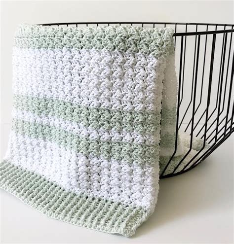 Crochet Sedge Stitch Baby Blanket Daisy Farm Crafts