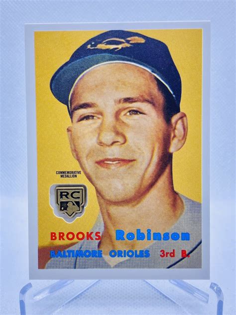 2020 Topps Series 1 Brooks Robinson RC Logo Medallion Card RCR BR EBay