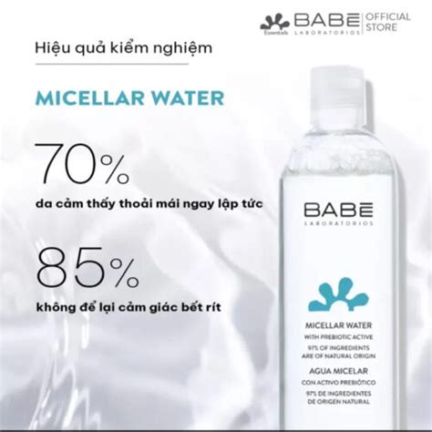 N C T Y Trang D U Nh Cho M I Lo I Da Babe Micellar Water Ml Tinh T Beauty