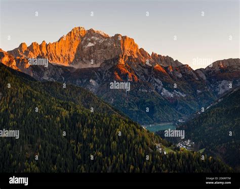 Mount Civetta In The Veneto La Civetta Is One Of The Icons Of The