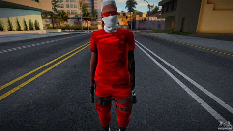 Skin De Pvp Da Bloods For Gta San Andreas