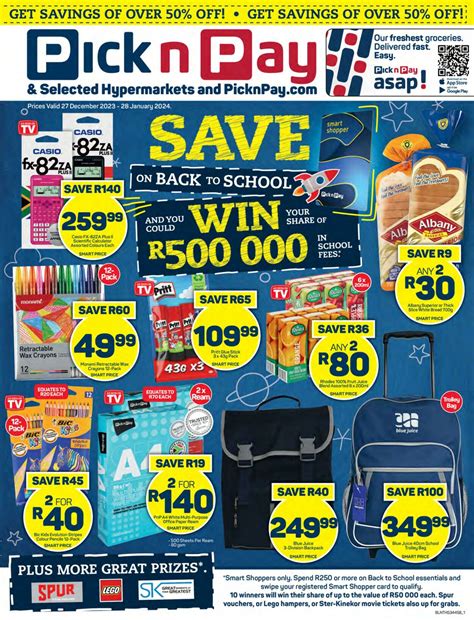 Pick N Pay Promotional Leaflet Valid From To Page Nb