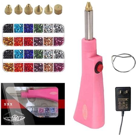 Amazon Hotfix Applicator Diy Hot Fix Rhinestone Setter Applicator Wand Tool Kit Set With