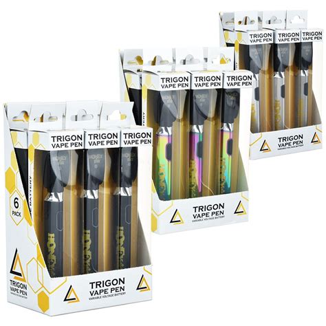 Honeystick Trigon Variable Voltage 510 Cart Vape Pen 500mah 6ct Di