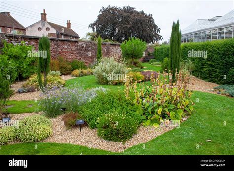The Walled Garden Of Cannington Stock Photo Alamy