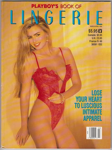 Playboy S Book Of Lingerie April 1992 Playboy Magazine Amazon Books