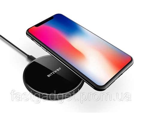 Беспроводная зарядка Blitzwolf BW FWC3 для телефона samsung s7,s8,s9 ...
