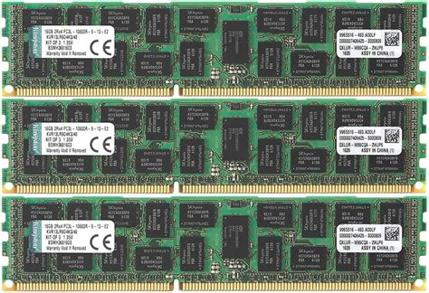 Kingston Technology Valueram Gb Kit Of X Gb Modules Mhz