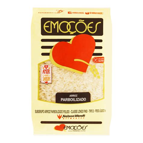Arroz Parboilizado Tem Açúcar - Arroz Parboilizado Tipo 2 Emoções Pacote 1kg | Pão de Açúcar | Pacote ...