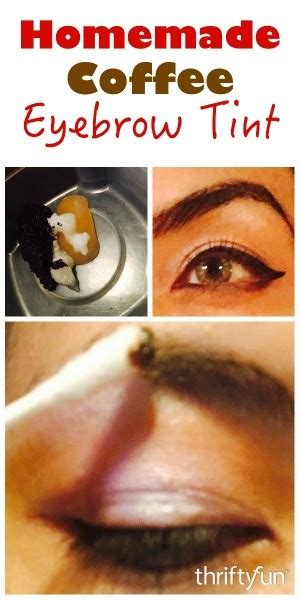 Homemade Coffee Eyebrow Tint Thriftyfun