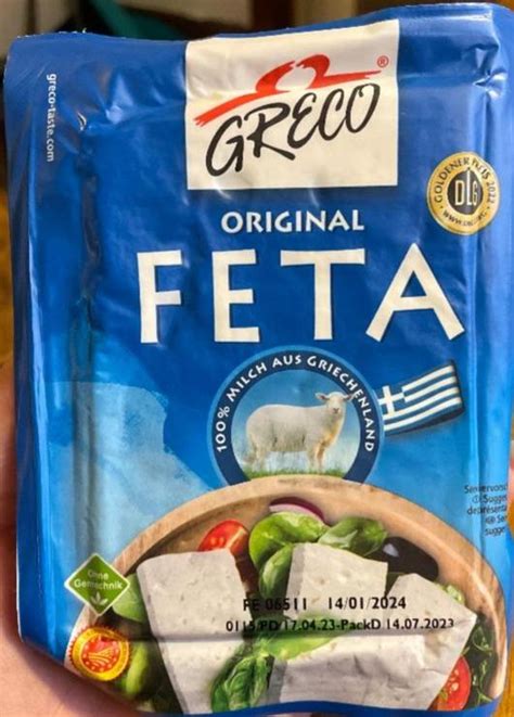 Сир Фета Original Feta Greco - калорійність, харчова цінність ⋙ ...