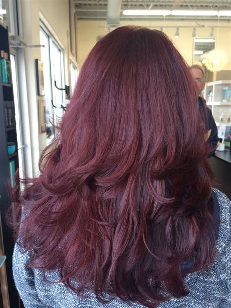 Red Velvet Hair | Burgandy hair, Wine hair, Hair color underneath