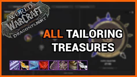 All Tailoring Profession Knowledge Treasures In Dragonflight World