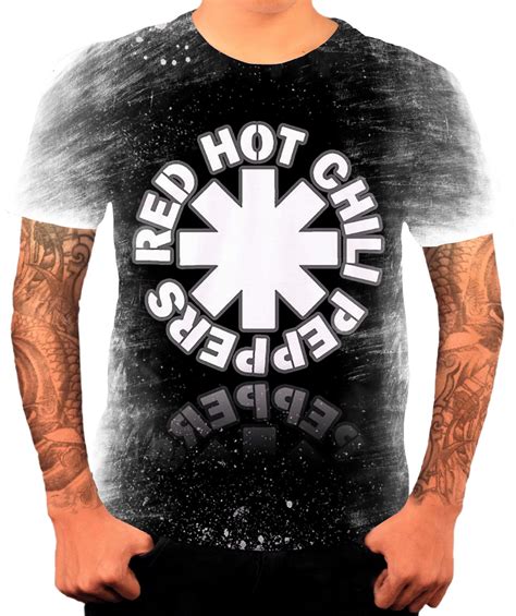 Camiseta Personalizada Red Hot Chilli Peppers Rhcp Rock Elo