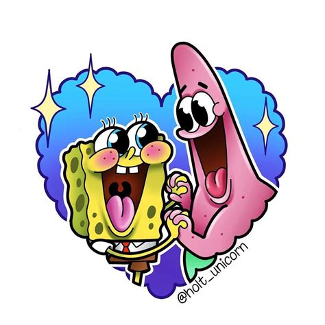 Spongebob And Patrick Drawings