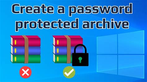 How To Password Protected Archive With Winrar 2023 Youtube