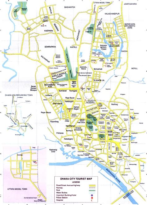 Dhaka Map Bangladesh