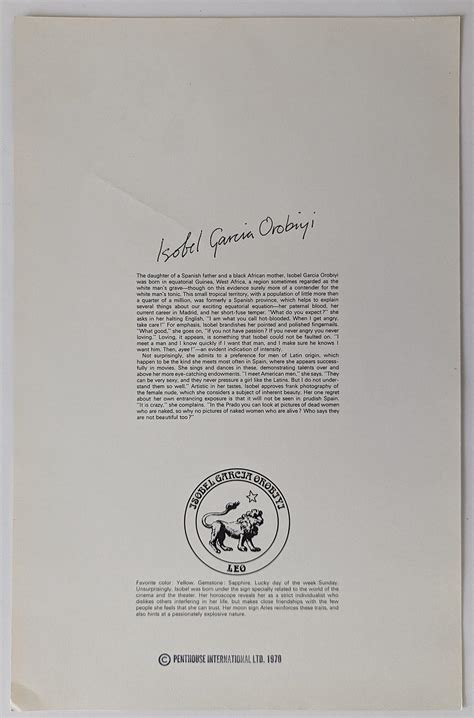 Lot Vintage Pin Up Poster 1970 Penthouse International Nude 17 X 11