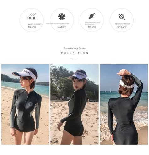 Bikini Đi Biển Mảnh Dài Tay Nữ Thun Lạnh Cao Cấp Đồ Bơi Nữ Kín Đáo Che Bụng Liền Thân Kéo