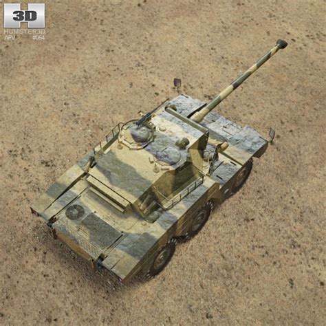 ERC 90 Sagaie 3D model - Military on Hum3D