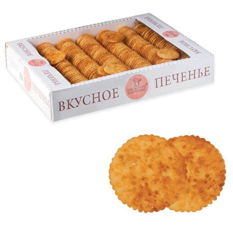 Печенье БИСКОТТИ (Россия) "Творожное", сдобное, 1,8 кг, весовое ...
