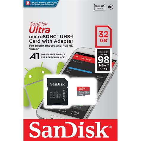 Sandisk Ultra Micro Sd Kort Minnekort