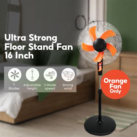 Shopee Choice Ultra Strong Floor Stand Fan Inch Blades Speed