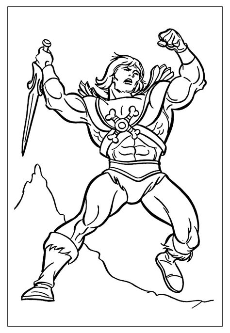 Desenhos do He-Man - Modelos para Colorir - Tudo Para Colorir