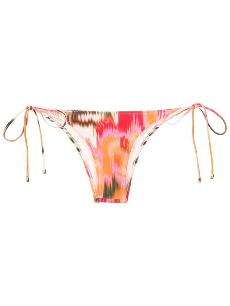 Lenny Niemeyer Aral Tie Fasten Bikini Bottoms In Multicolour ModeSens