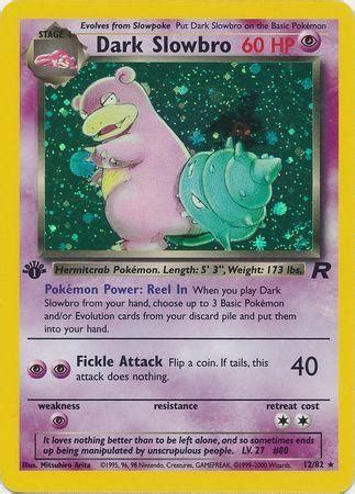 Dark Slowbro 1st Edition 12 Prices Pokemon Team Rocket Pokemon Cards