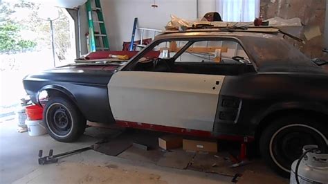 67 Mustang Restoration Drivers Door Fit To Fender Youtube