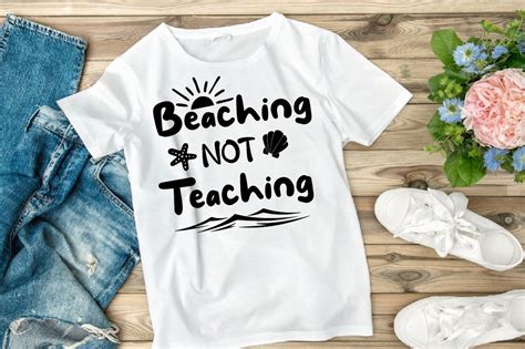 Beaching Not Teaching Svg Design Graphic By Freshy Mart Creative Fabrica