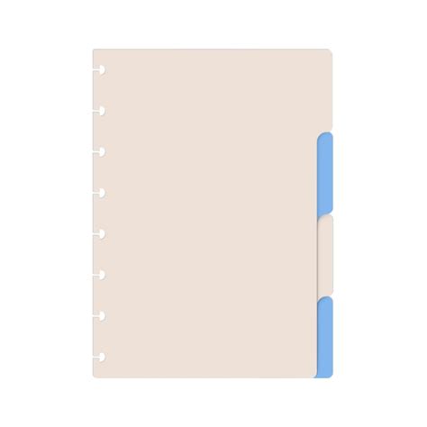 Divis Rias P Caderno De Disco Inteligente Iscool Solid Colors Nude Claro E Azul Claro Shopee
