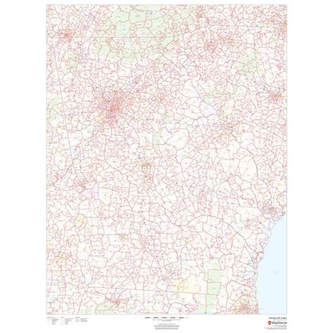 georgia zip code map stanfords