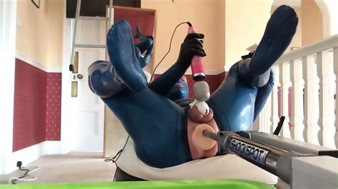 Chastity Anal Fucking Machine For PVC Sissy