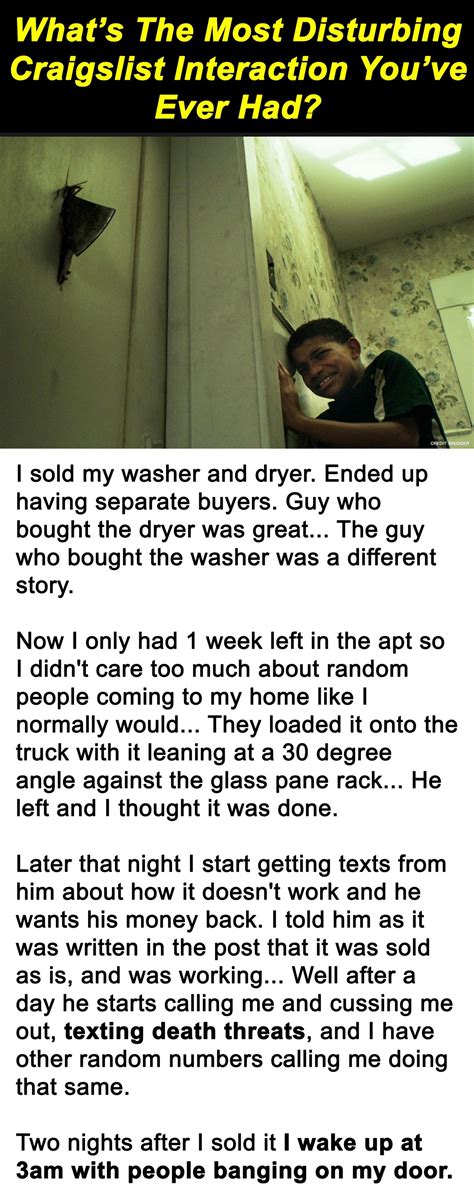 Watchworthy - People Share Unsettling Stories Of Craigslist