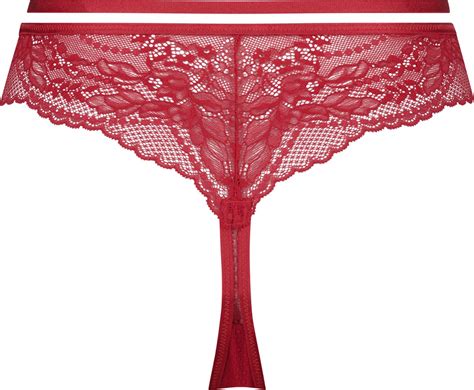 Hunkemöller Dames Lingerie Mini brazilian Joy Rood maat M bol