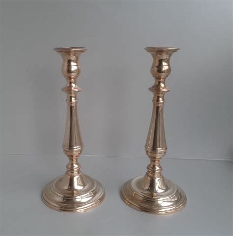 Brass Candlesticks Baroque Brass Copper Catawiki