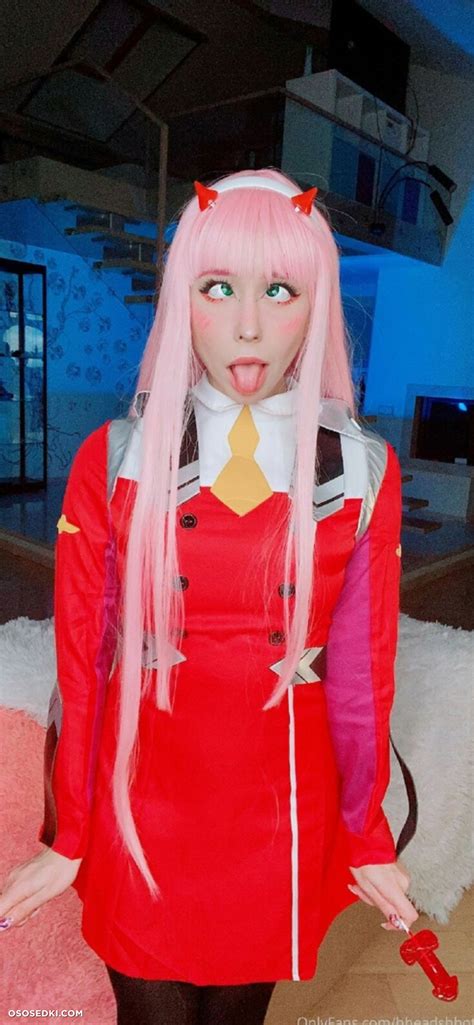 Zero Two Darling In The FranXX AliceBong Naked Cosplay Asian 29