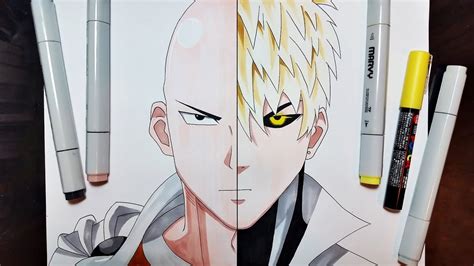 One Punch Man Saitama And Genos Drawing image result for genos x saitama