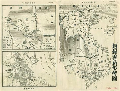 1949年越南地图集 地图114网