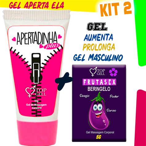 Kit Sex Shop Apertadinha Lubrificante Intimo Masculino Beringelo Ml Sexy Shop Produtos
