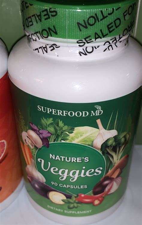 Superfood Md Fruits And Veggies Fruit And Veggie Capsules New