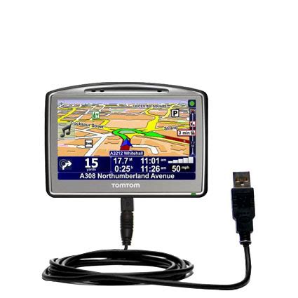 Classic Straight Usb Cable Suitable For The Tomtom Go With Power Hot Sync And Charge