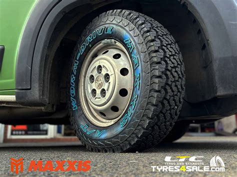 Set of All Terrain Maxxis AT-980 Worm Drive Tyres for a Fiat Ducato