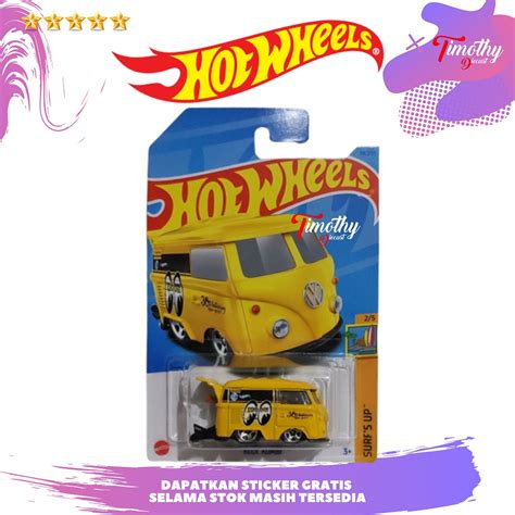 Jual Hot Wheels Volkswagen VW Kool Kombi Mooneyes Kuning Th Anniversary Surfs Up Shopee