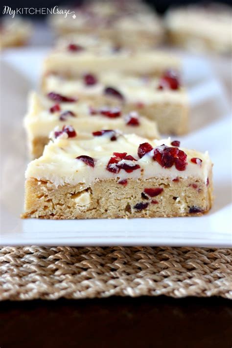 Cranberry Bliss Bars Starbucks Copycat My Kitchen Craze