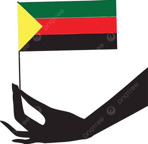 Azawad Flag In His Hand Vector Design Symbol Vector, Vector, Design, Symbol PNG and Vector with ...